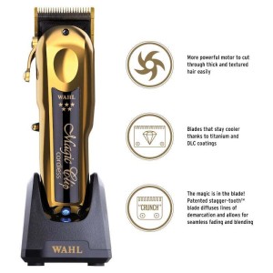 WAHL GOLD CORDLESS MAGIC CLIP 2