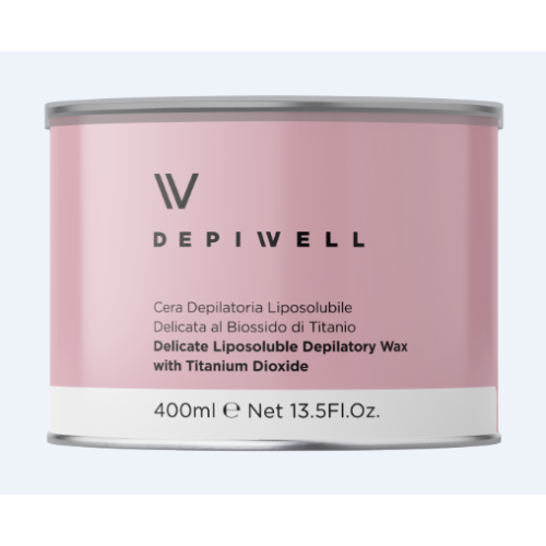 CERA DEPILATORIA LIPOSOLUBILE BIOSSIDO DI TITANIO 400 ML DEPIWELL