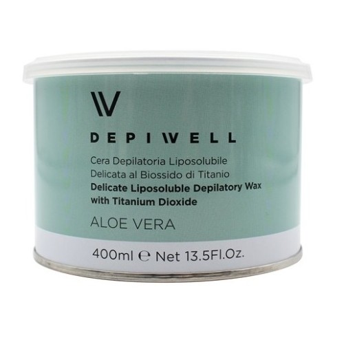 CERA DEPILATORIA LIPOSOLUBILE ALOE VERA 400 ML DEPIWELL