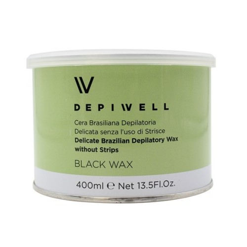 CERA BRASILIANA BLACK WAX PER DEPILAZIONE 400 GR DEPIWELL