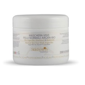 SKINSYSTEM MASCHERA VISO PELLI NORMALI ARGAN BIO 250 ML