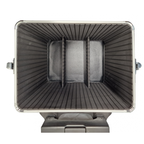 MELCAP TROLLEY PARRUCCHIERI PROFESSIONALE SCOMPONIBILE 3 IN 1 NERO