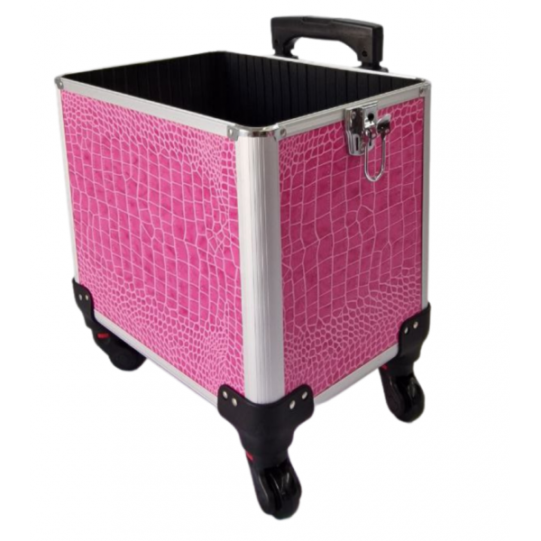 MELCAP TROLLEY PARRUCCHIERI PROFESSIONALE SCOMPONIBILE 3 IN 1 FUCSIA
