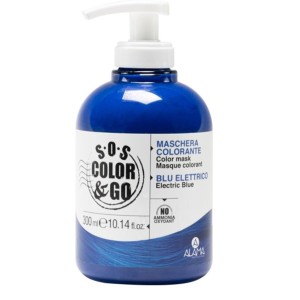 SOS COLOR&GO MASCHERA COLORANTE BLU ELETTRICO 300 ML ALAMA PROFESSIONAL