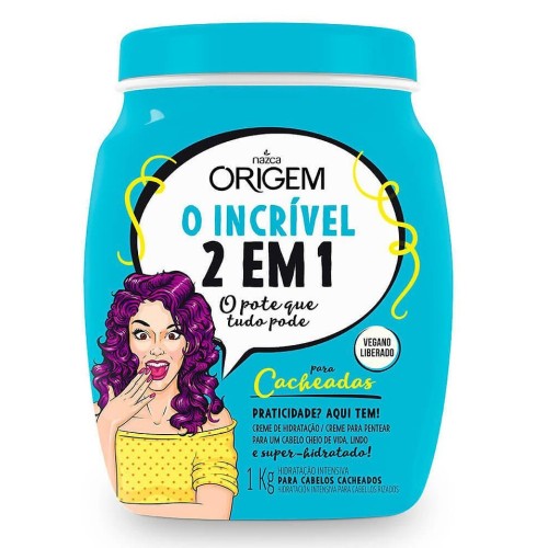 MASCHERA PER CAPELLI RICCI ORIGEM IDRATANTE E STYLING 2 IN1 1Kg