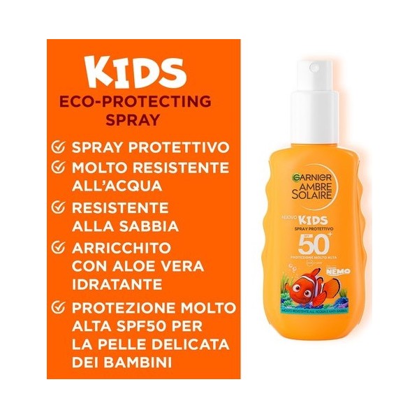 GARNIER AMBRE SOLAIRE NEMO KIDS SPRAY SPF 50+ - 150 ML