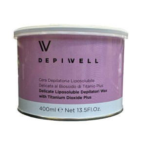 CERA DEPILATORIA LIPOSOLUBILE BIOSSIDO DI TITANIO PLUS 400 ML DEPIWELL