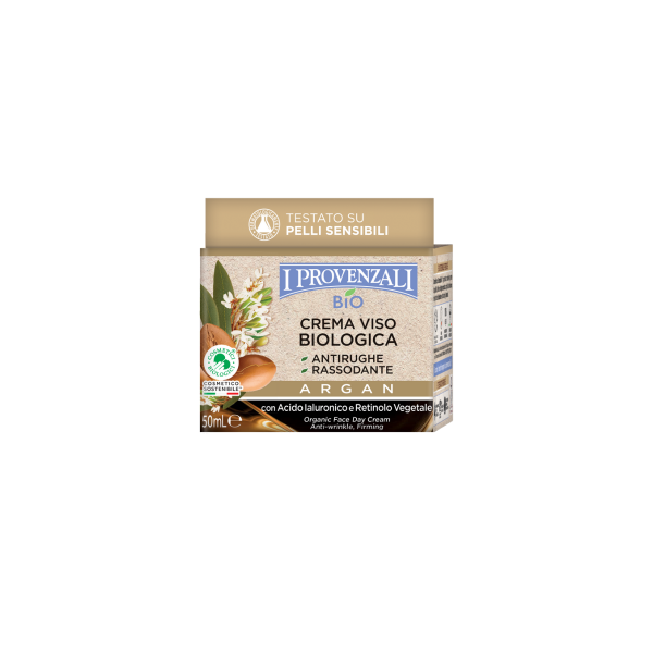 CREMA VISO ANTIRUGHE BIOLOGICA ARGAN 50 ML I PROVENZALI