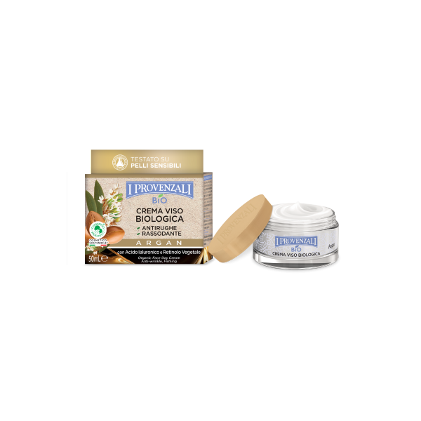 CREMA VISO ANTIRUGHE BIOLOGICA ARGAN 50 ML I PROVENZALI