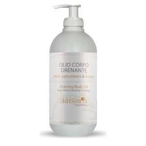 OLIO CORPO DRENANTE 500 ML SKIN SYSTEM