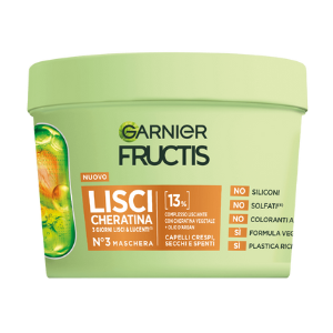 GARNIER FRUCTIS LISCI CHERATINA MASCHERA 370 ML