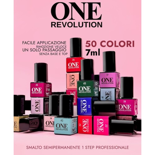 NAILS & BEAUTY ONE REVOLUTION SMALTO SEMIPERMANENTE 1 STEP PROFESSIONALE 7 ML