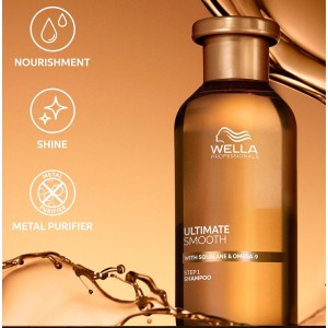 WELLA ULTIMATE SMOOTH STEP 1 SHAMPOO 250 ML 2