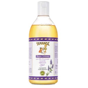 L'AMANDE BAGNO SCHIUMA CON OLIO ESSENZIALE LAVANDA OFFICINALIS DEL PIEMONTE BIO 500 ML