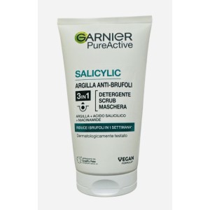 GARNIER PURE ACTIVE ARGILLA ANTI-BRUFOLI 3IN1 150 ML