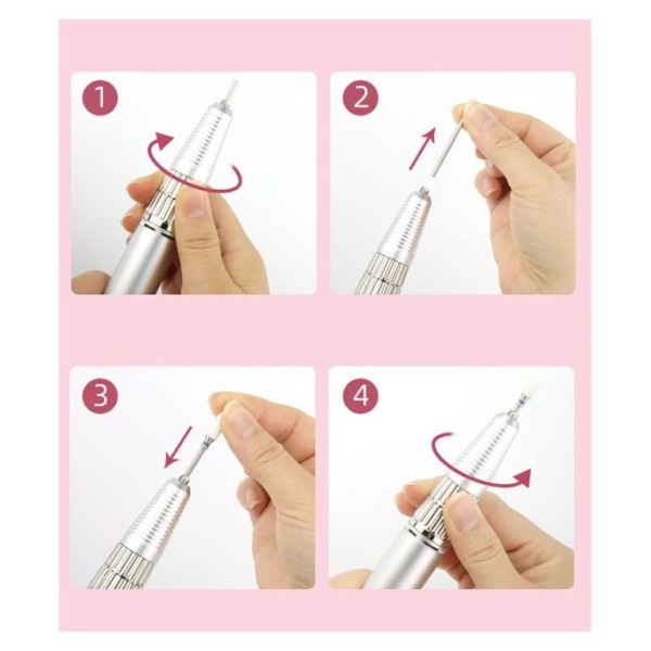 MICROMOTORE ROSE CON ASPIRAZIONE ART. 602152