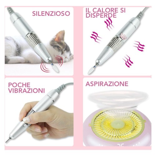 MICROMOTORE ROSE CON ASPIRAZIONE ART. 602152