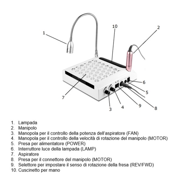 MICROMOTORE LIGHT 4 30000 RPM