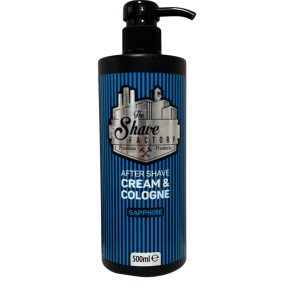 THE SHAVE FACTORY AFTER SHAVE CREAM & COLOGNE SAPPHIRE 500 ML