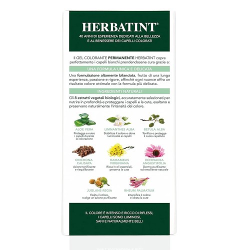 GEL COLORANTE PERMANENTE HERBATINT FF1 Rosso Henne (300 ml) 3 DOSI