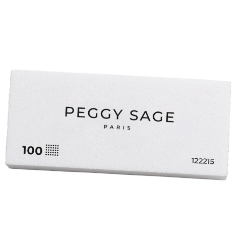 PEGGY SAGE BLOCCO DI PIETRA POMICE BIANCO SLIM PER UNGHIE X 10