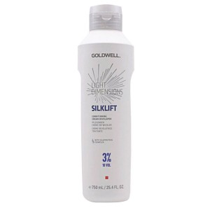 GOLDWELL LIGHT DIMENSIONS SILKLIFT CONDITIONER CREAM DEVELOPER 3% 10 VOL. 750 ML
