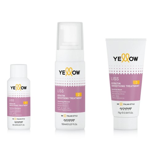 YELLOW PROFESSIONAL KERATIN SMOOTHING TREATMENT