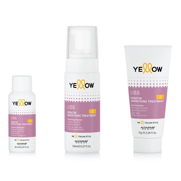YELLOW PROFESSIONAL KERATIN SMOOTHING TREATMENT