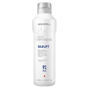 GOLDWELL LIGHT DIMENSIONS SILKLIFT CONDITIONER CREAM DEVELOPER 9% 30 VOL. 750 ML