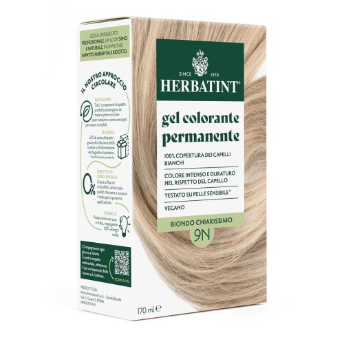 GEL COLORANTE PERMANENTE HERBATINT 9N (170 ml)