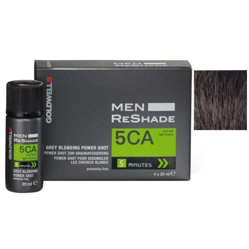 GOLDWELL MEN RESHADE 5CA Cenere Fredda Castano Chiaro 4x20ml - tinta uomo