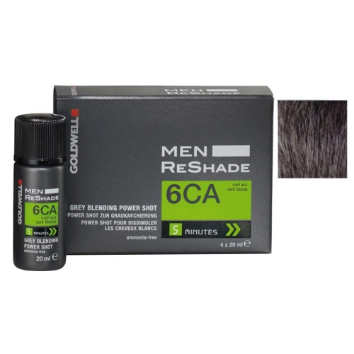 GOLDWELL MEN RESHADE 6CA Cenere Fredda Biondo Scuro 4x20ml - tinta uomo
