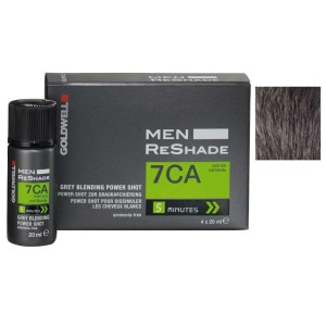 GOLDWELL MEN RESHADE 7CA Cenere Fredda Biondo 4x20ml - tinta uomo