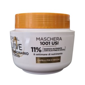 MASCHERA OLIO STRAORDINARIO DI COCCO 300 ML ELVIVE L'OREAL 2