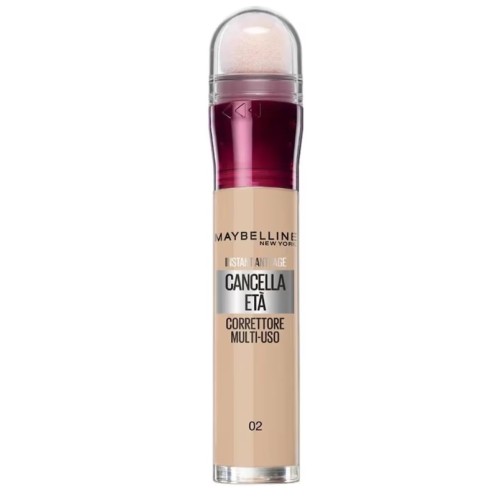 MAYBELLINE NEW YORK MAKE-UP IN THE CITY CORRETTORE IL CANCELLA ETA' LIGHT (02) E ACQUA MICELLARE BIFASE