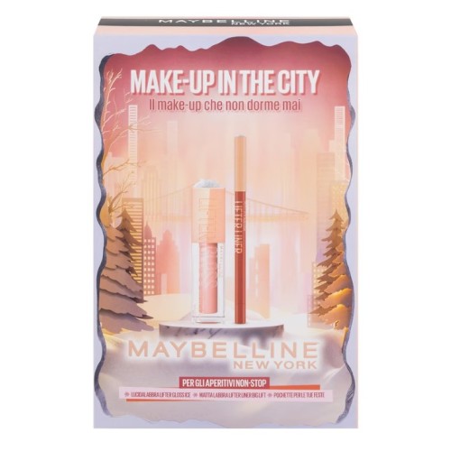 MAYBELLINE NEW YORK MAKE-UP IN THE CITY CONFEZIONE LUCIDALABBRA E MATITA LABBRA