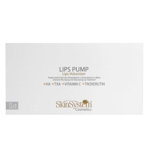 SKINSYSTEM LIPS PUMP - LIPS VOLUMIZER 5 FIALE - TRATTAMENTO RIMPOLPANTE E VOLUMIZZANTE LABBRA