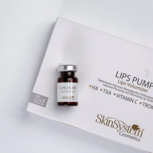 SKINSYSTEM LIPS PUMP - LIPS VOLUMIZER 5 FIALE - TRATTAMENTO RIMPOLPANTE E VOLUMIZZANTE LABBRA 2