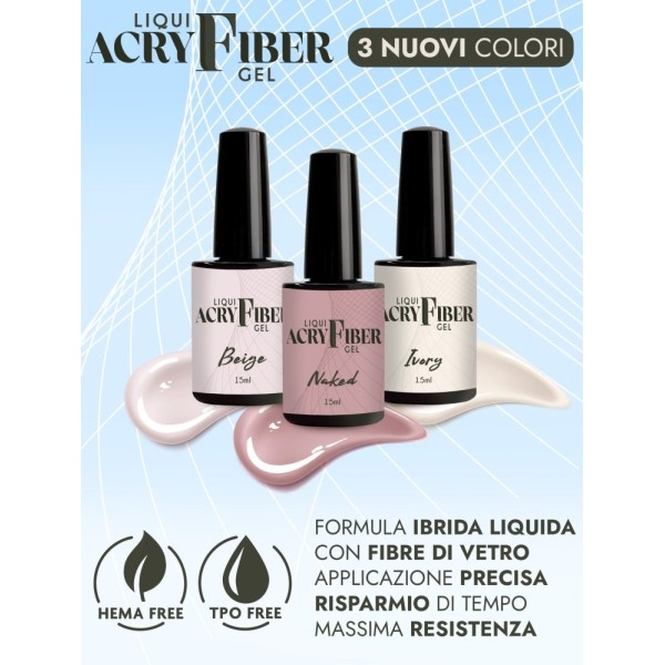 NAILS & BEAUTY LIQUI ACRY FIBER GEL 15 ML