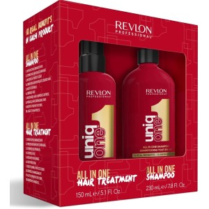 REVLON UNIQ ONE KIT ALL IN ONE TREATMENT SPRAY 150ML + SHAMPOO 230ML