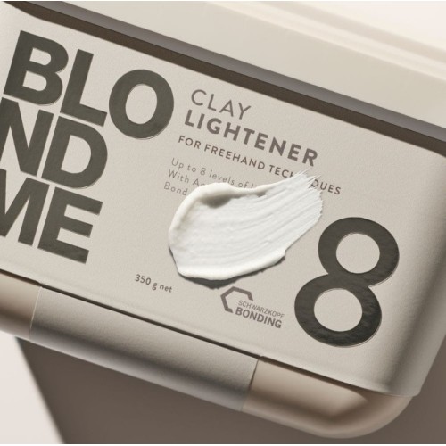 NEW SCHWARZKOPF BLONDME PREMIUM CLAY LIGHTENER 350g