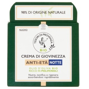 TESORI DI PROVENZA CREMA DI GIOVINEZZA ANTI-ETA' NOTTE 50 ML