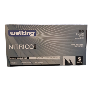 WALKING GUANTI NITRILE NITRICO SENZA POLVERE MISURA S