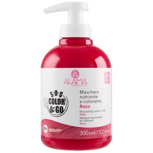 SOS COLOR&GO MASCHERA COLORANTE ROSA 300 ML ALAMA PROFESSIONAL