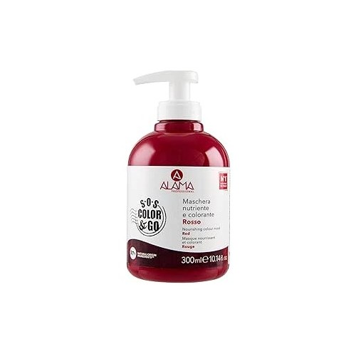 SOS COLOR&GO MASCHERA COLORANTE ROSSO 300 ML ALAMA PROFESSIONAL