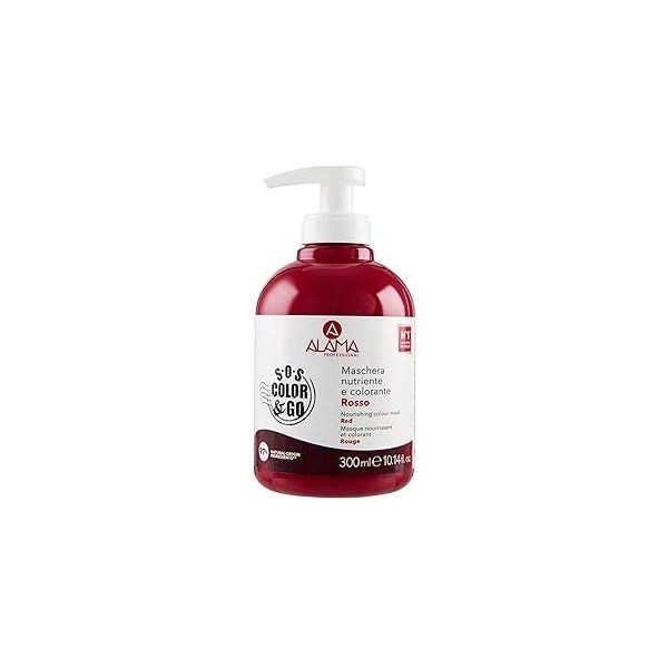 SOS COLOR&GO MASCHERA COLORANTE ROSSO 300 ML ALAMA PROFESSIONAL