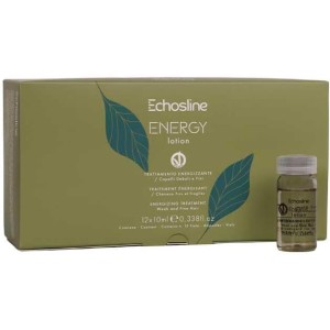 Echosline Energy Lotion Anticaduta 12x10 ml Fiale Rinforzanti Capelli Fragili