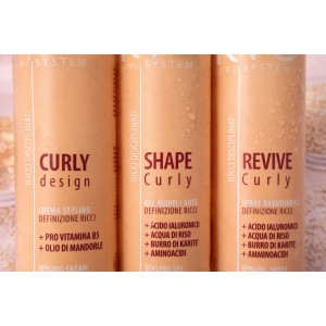 KYO Curly Design Crema Styling Ricci 250ml con Pro Vitamina B5 e Olio di Mandorle 2