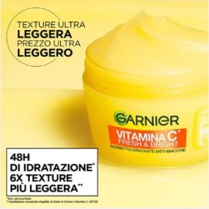 Garnier Vitamina C Fresh & Bright Sorbetto Idratante Anti-Macchie 85 ml 2
