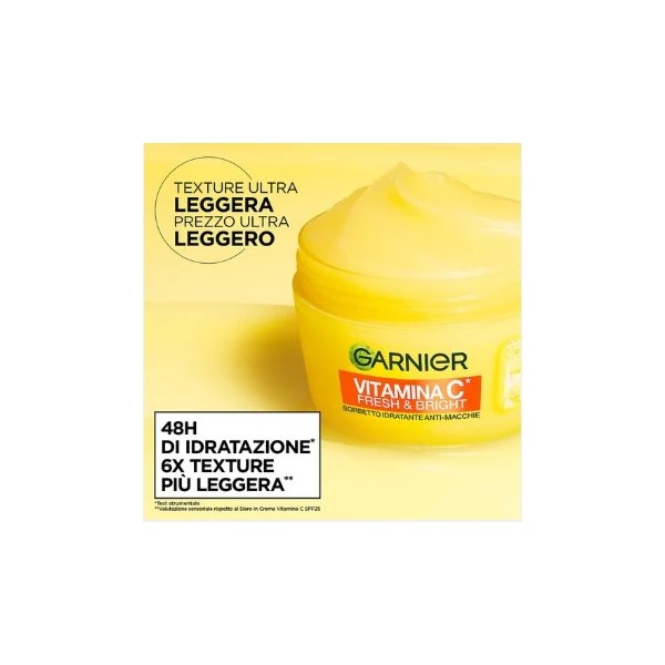 Garnier Vitamina C Fresh & Bright Sorbetto Idratante Anti-Macchie 85 ml